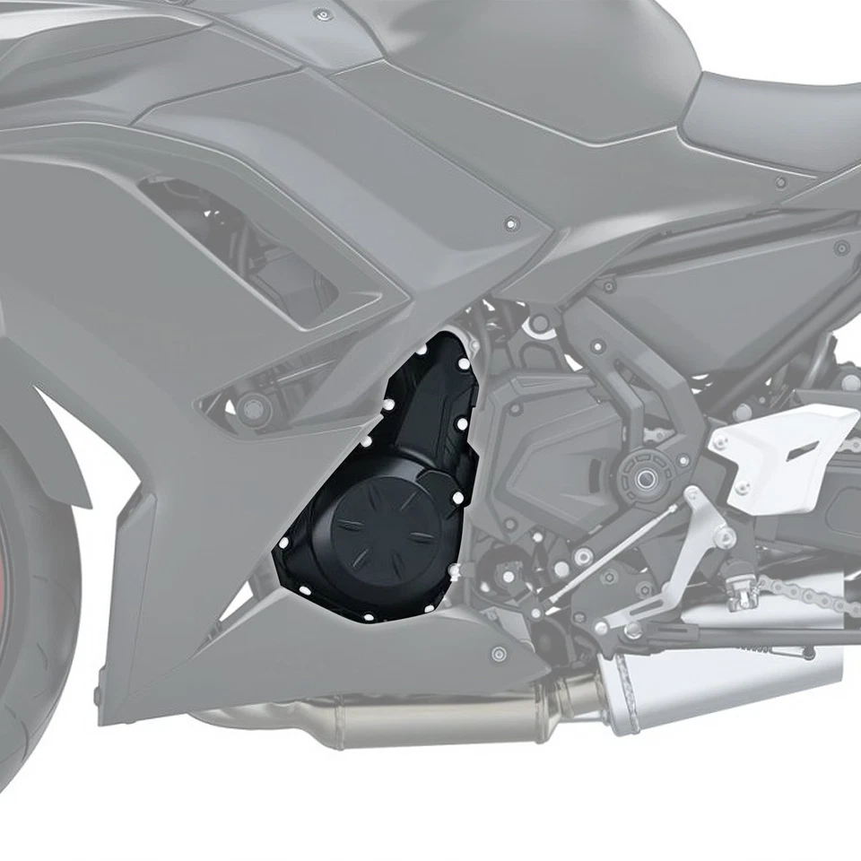 Cubierta del cárter del estator del motor apta para KAWASAKI Z650 20-25 Ninja 650 2017-2025 24 Foto 2 de 4