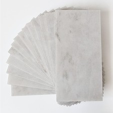 BeNice Matte Bathroom Backsplash Peel and Stick Subway Tile Stickers Waterpro...