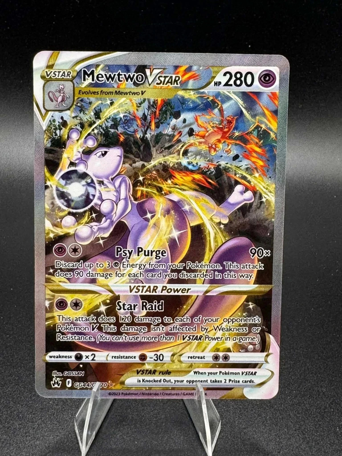 Mewtwo VSTAR Holo Ultra Rare #GG44/GG70 Crown Zenith: Galarian Gallery Us