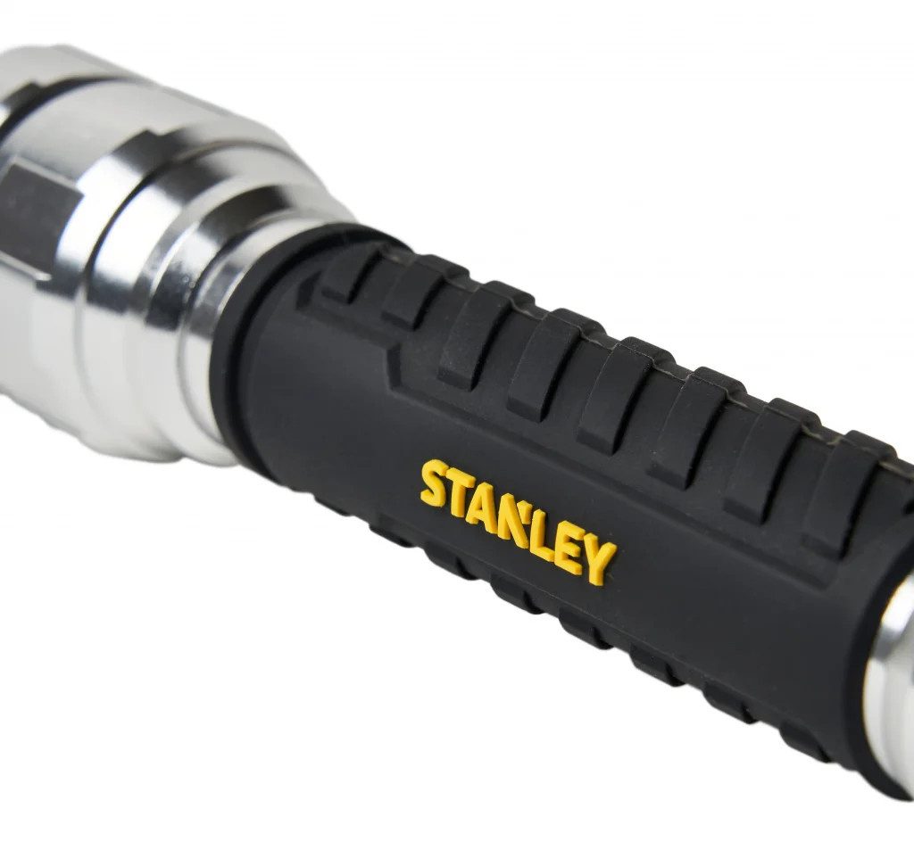 Emergency Lighting Silver 500LM Aluminium LED Torch 3w Stanley SXLS43183E