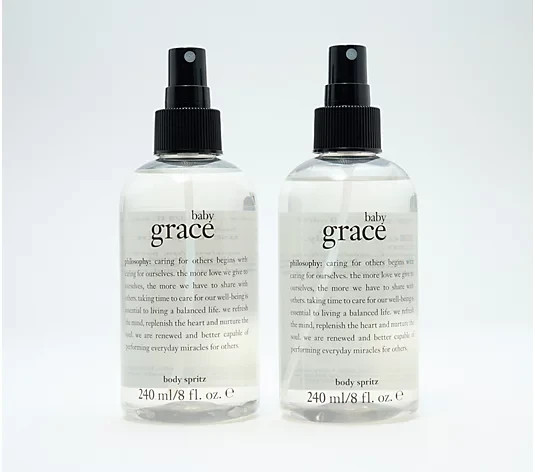 philosophy 8oz grace fragrance body spritz duo