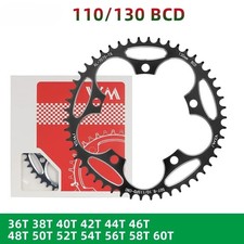 110 130 BCD Road Bike 5 Bolts Narrow Wide Chainring 36T 38T 40T 42T 46T 50T