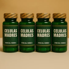 PACK 4 Celulas Madres Stem Cell enhancer 60 caps each Spirulina AFA Bioxtron