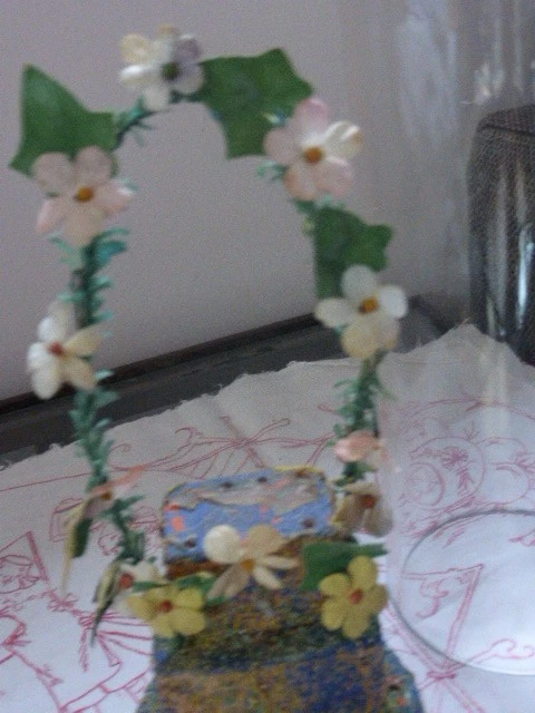 Glasdom Glassturz Höhe 27 cm Durchm 9cm zum Herrichten - Bild 3 von 3