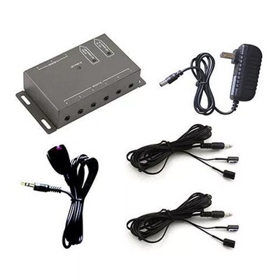 Hidden IR Infrared Remote Control Repeater Emitter Receiver System Kit2JvR
