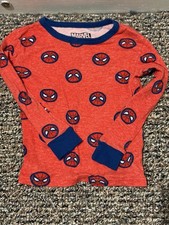 Marvel Spider-Man Pajama Set Red Long Sleeve, Size 5T