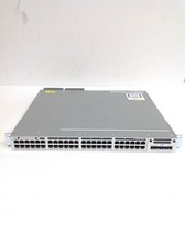 Cisco Catalyst 3850 48 PoE Gigabit Switch WS-C3850-48F-S 2x 1100W PS NM-2-10G