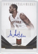 2012-13 Panini Momentum Monumental Marks 88/99 Alan Anderson #119 Auto 1f0