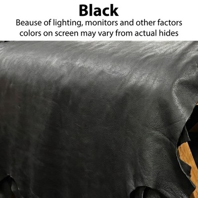 Premium Automotive Grade Leather Hide - Top Grain Cowhide Upholstery & Interior