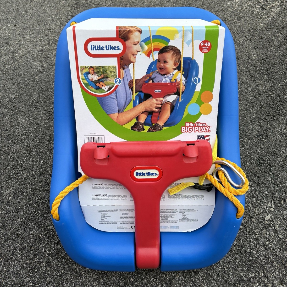 Little Tikes -in- Snug 'n Secure Swing Blue (642456) for