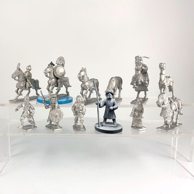 X12 Figures Soldiers - Villagers RPG SG Metal Multibrand JDR And Others | P-00