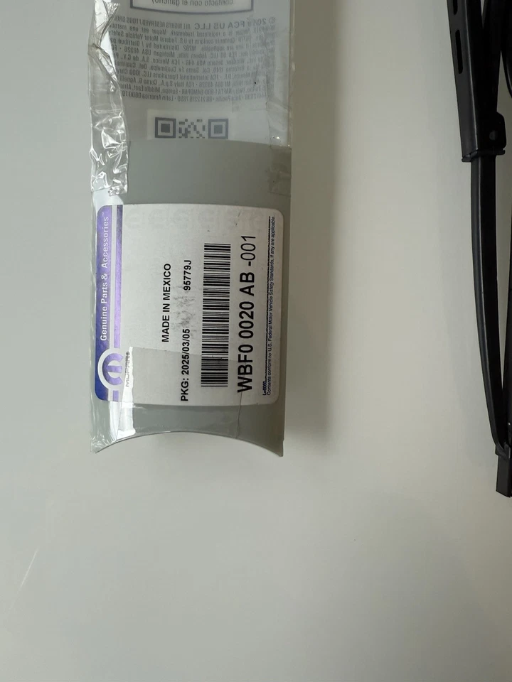 Limpadores de substituição MOPAR 20” e 26” para Jeep Dodge Ram Chrysler - Imagem 4 de 4