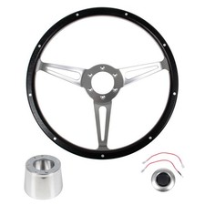 14 6-bolt Wood Steering Wheel Kit Chevy Camaro 67 Chevelleel Camino 67-68 ...