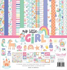 Echo Park Collection Kit 12"X12"-My Little Girl
