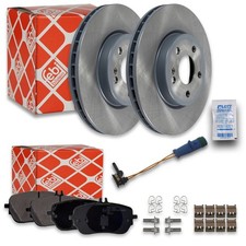 2x FEBI Bremsscheiben Ø305mm + Beläge vorne passend für Mercedes-Benz A-Klasse