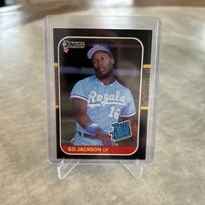 1987 Donruss - Rated Rookie Bo Jackson #35 (RC)