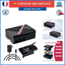 GeeekPi Boîtier ABS pour Raspberry Pi 5 avec Alimentation USB-C 27W et