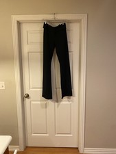 Victoria Secret Mid Rise 34  Black Pants Sz S. Long. NWT. Box14
