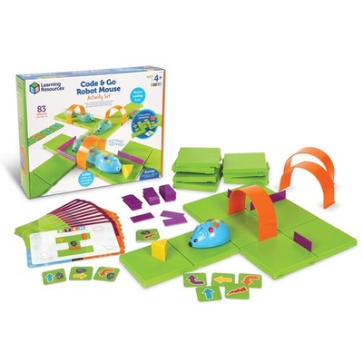 Learning Resources Code & Go Robot Mouse Activity Set - Robotics 16.2, Multi 