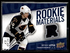 2007-08 Upper Deck Rookie Materials Bryan Little Atlanta Thrashers #RM-BL