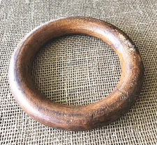 Antique Wooden Juggling Ring 7" Rare Circus Item