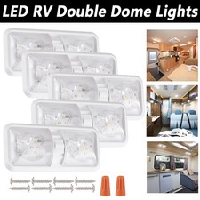 1-10pcs 12v Led Double Rv Ceiling Dome Light 600lm Ip67 Waterproof White Light 1-10pcs 12v Led Double Rv Ceiling Dome Light 600lm Ip67 Waterproof White Light