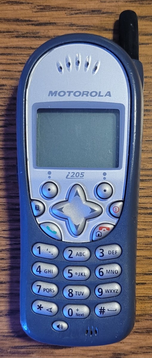 Motorola i series i205 - Gray and Silver ( Nextel ) PTT iDEN