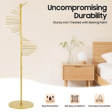 Spiral Scarf Display Stand Metal Organizer Go...