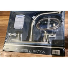 Banner Castille Collection 756-SB Brushed Nickel 8" Kitchen Faucet