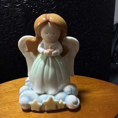 CloudWorks Little Angels Red Hair Child Angel & Stars 3.5'' Statue Figurine