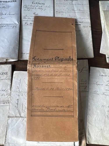 Document 19eme Frédéric Kursner Héraut De Genève Généalogie Passeport Suisse - Foto 18 di 23