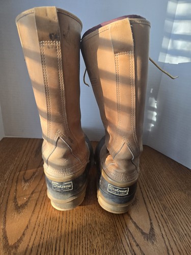 La Crosse Mountainer Pac Boots Winter Hunting Leather Men's S 9 Rubber... - Zdjęcie 8 z 9