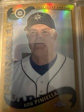 Lou Piniella Refractor Manager Card Topps 2002