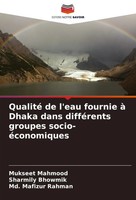Qualité De L'eau Fournie à Dhaka Dans DifféRents Groupes Socio-éConomiques Buch