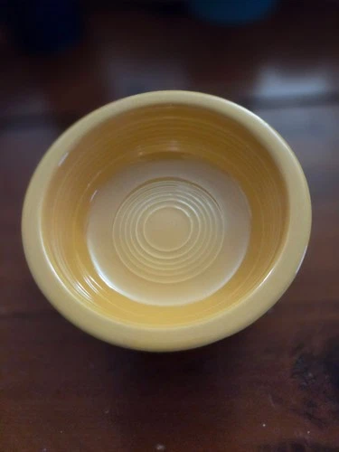 FIESTAWARE HLC 4 3/4 Fruit Bowl Yellow Vintage Marked (OLDER)