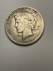SILVER 1922 D PEACE SILVER DOLLAR,  ONE DAY SHIPPING, CAPSULE INCLUDED