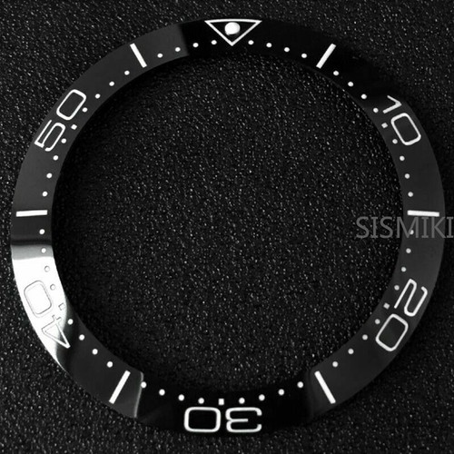 38mm Black Blue White Ceramic Sloped Watch Bezel Insert for 40mm Sub SKX 007 - Picture 62 of 69
