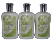 BATH  BODY WORKS CUCUMBER MELON Body LOTION 3 PACK SET 
