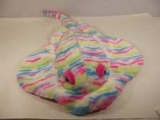 The Petting Zoo Rainbow Stingray Plush Marine Life Ocean Creature 21 inch