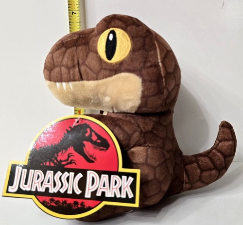 Jurassic Park~Plush Brown~Velociraptor Dinosaur~7 in. ~2023~BRAND NEW - Picture 3 of 11