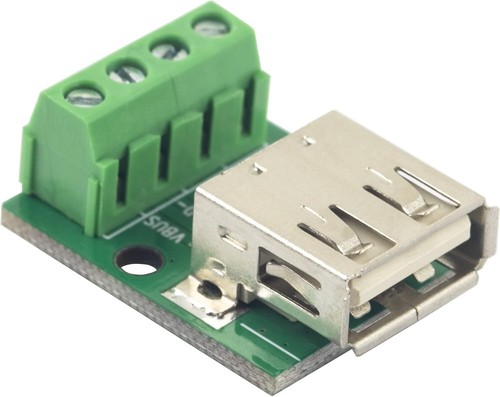 1 Stück USB Typ A Buchse auf Klemme Schraube Adapter 4 Pin 3,81 mm Rastermaß - Bild 6 von 8