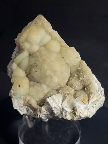 Apophyllite Crystals on Botryoidal Pectolite Millington Quarry New Jersey USA - Picture 2 of 8