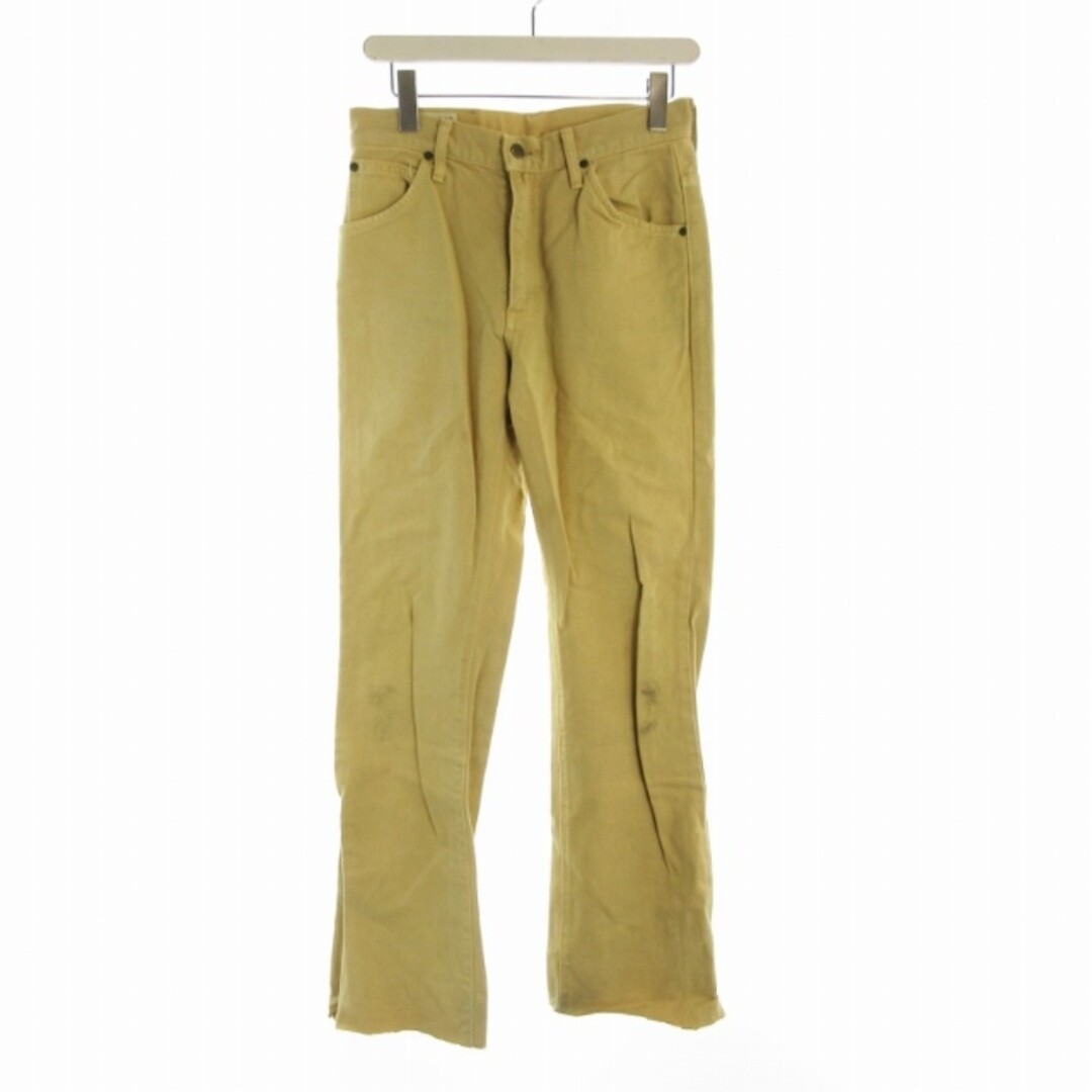 パンツ DoubleRL FIELD CHINO FLAT PANTS BEIGE LEE Chino Pant Deformed Asymmetric Full Length W29L34 M