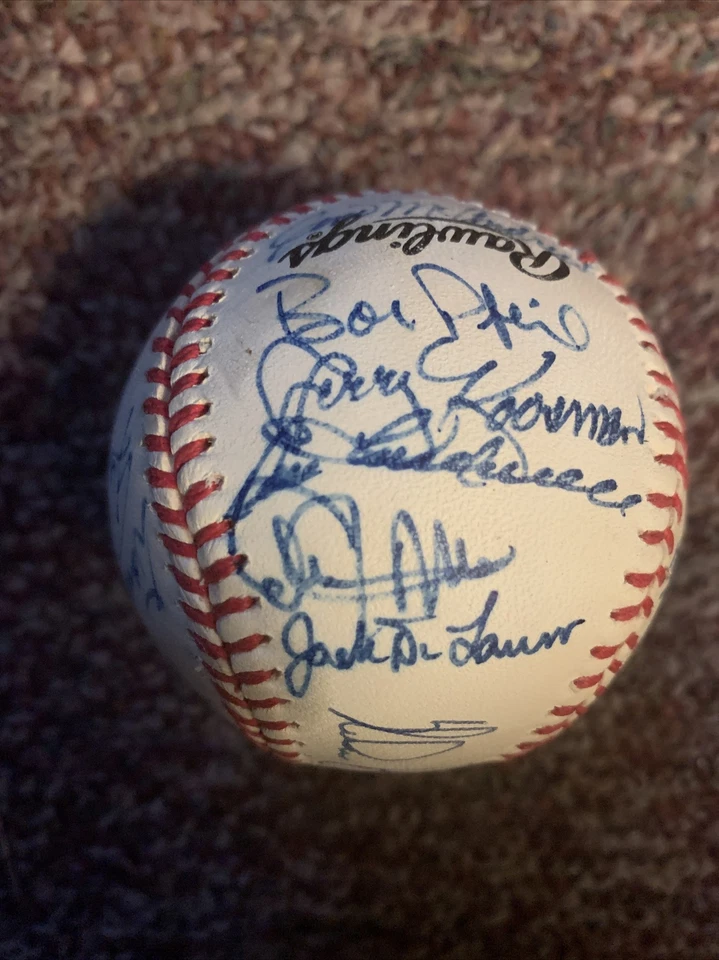 1969 New York Mets WS Champs Team Signed Baseball Tom Seaver Nolan Ryan 147/200 - Image 2 of 4