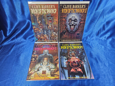 Epic Clive Barker Book of the Damned Comic Set 1-4 Hellraiser Companion 1 2 3 4