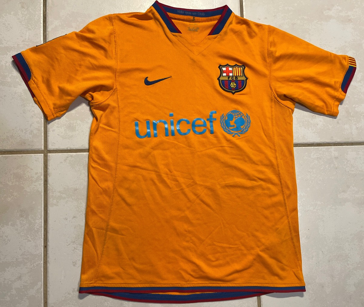 Nike FC バルセロナ 2007年モデル Vintage NIKE FC Barcelona 2007 THIRD Jersey Men's Small | eBay
