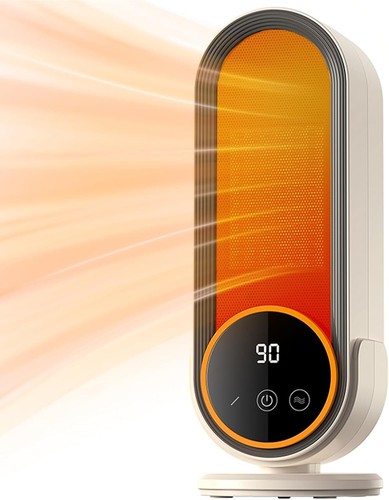 Home Space Heater 1200W Portable Electric TPC Ceramic Heater Remote for Bedroom - Picture 9 of 17
