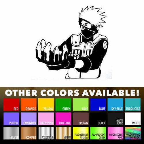 Kakashi Hatake Sensei Naruto Sticker Vinyl Decal Windows/Laptop Waterproof!