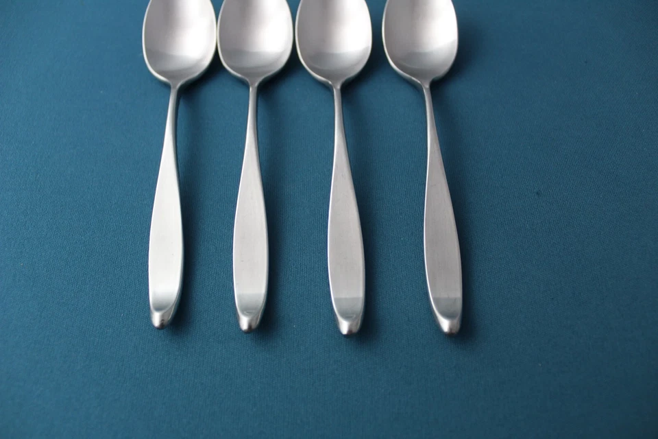 4 cucharaditas Lauffer DISEÑO 2 acero inoxidable satinado Japón 6" Foto 2 de 4