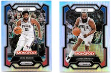 2023-24 Panini Prizm Monopoly Harden/Embiid Silver Prizm Parallel #'s 67/69 Mint